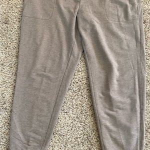 Pure J. Jill Light Heather Brown Sweat Pants L
